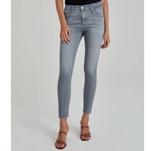 AG Raw Hem Skinny Farrah Light Wash Jeans SZ 27 R